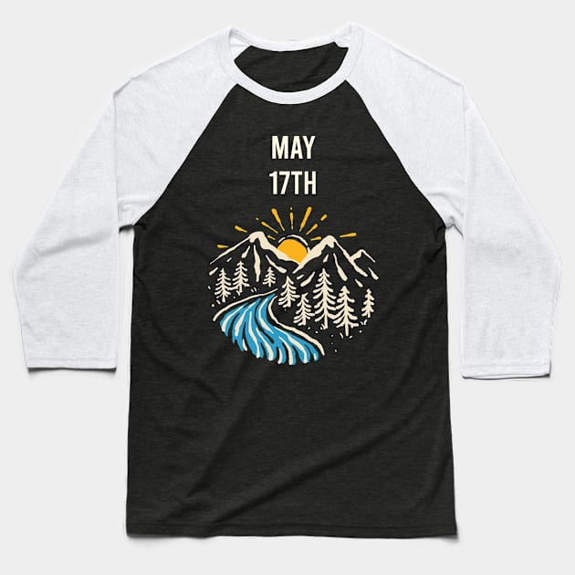 Landscape May 17th 17 Baseball T-Shirt by blakelan128